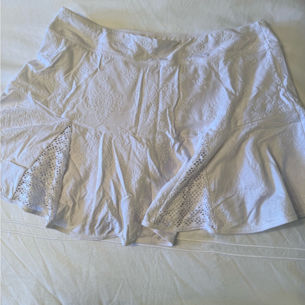 Lilly Pulitzer Luxletic White Skirt